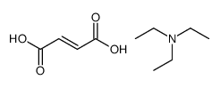 but-2-enedioic acid,N,N-diethylethanamine结构式