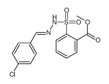 methyl 2-[[(4-chlorophenyl)methylideneamino]sulfamoyl]benzoate Structure