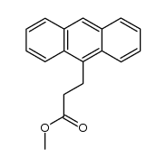 Methyl 3-(9-Anthracenyl)propanoate Structure