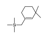(3,3-二甲基环己-1-烯基甲基)三甲基硅烷结构式