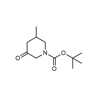 1-Boc-5-methyl-3-piperidinone Structure