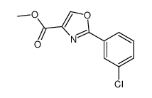 methyl 2-(3-chlorophenyl)-1,3-oxazole-4-carboxylate Structure