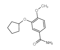 3-(环戊基氧基)-4-甲氧基苯甲酰胺结构式