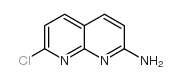 2-氨基-7-氯-1,8-萘啶结构式