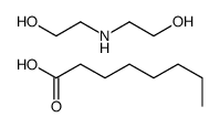 octanoic acid, compound with 2,2'-iminodiethanol (1:1)结构式