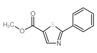 2-苯基-5-噻唑羧酸甲酯结构式