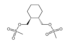 (1S,2S)-cyclohexane-1,2-dimethanol bis(methanesulfonate) Structure