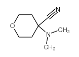 4-二甲基氨基四氢-2H-吡喃-4-甲腈结构式