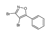 3,4-dibromo-5-phenyl-1,2-oxazole Structure