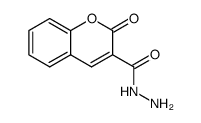 2-oxo-2H-chromene-3-carboxylic acid hydrazide结构式