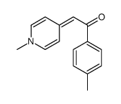 1-(4-methylphenyl)-2-(1-methylpyridin-4-ylidene)ethanone Structure