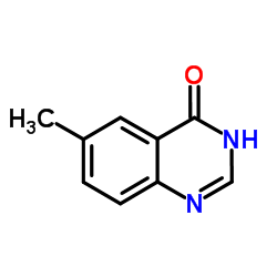 6-甲基-4-喹唑酮结构式