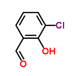 3-Chloro-2-hydroxybenzaldehyde Structure