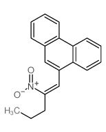 9-[(Z)-2-nitropent-1-enyl]phenanthrene Structure