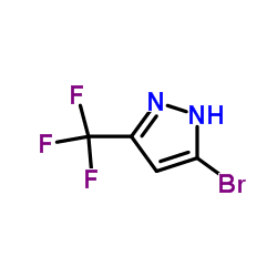 5-Bromo-3-(trifluoromethyl)-1H-pyrazole Structure