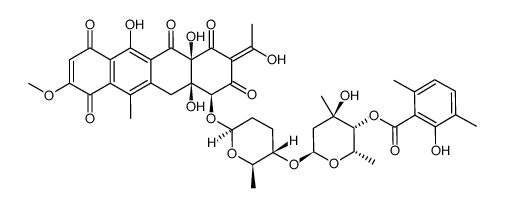Polyketomycin结构式