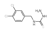 4-(3,4-二氯苄基)-3-氨基硫脲结构式