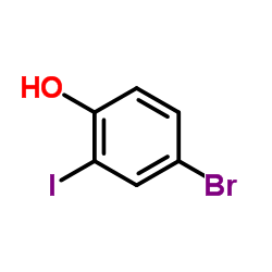 4-溴-2-碘苯酚结构式