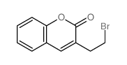 2H-1-Benzopyran-2-one,3-(2-bromoethyl)- Structure