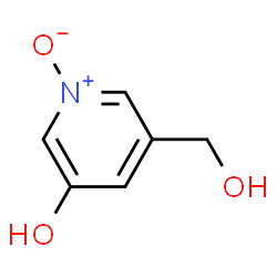 3-Pyridinemethanol, 5-hydroxy-, 1-oxide (9CI) structure