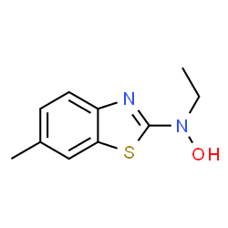 2-Benzothiazolamine,N-ethyl-N-hydroxy-6-methyl-(9CI) Structure
