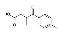 3-methyl-4-oxo-4-p-tolyl-butyric acid Structure