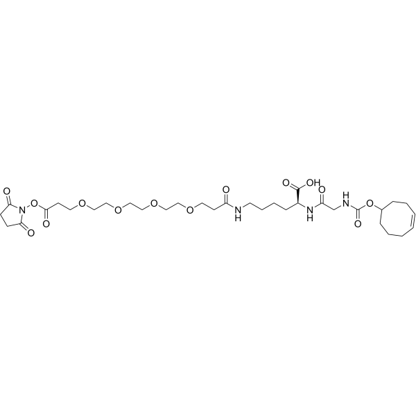 TCO-GK-PEG4-NHS ester结构式