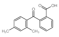 Benzoic acid,2-(2,4-dimethylbenzoyl)-结构式