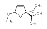 (1S)-1-(2,5-二甲氧基-2,5-二氢呋喃-2-基)乙醇结构式