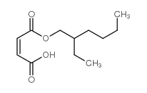 马来酸单辛酯结构式