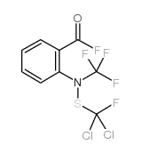 2-((二氯氟甲基磺酰基)-(三氟甲基)氨基)-苯甲酰基氟化物结构式