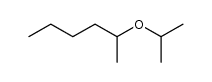 2-n-hexyl isopropyl ether Structure