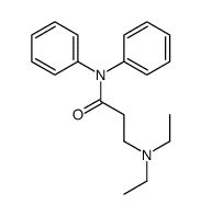 N,N-Diphenyl-3-(diethylamino)propanamide structure