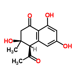 (3R,4S)-REL-4-乙酰基-3,4-二氢-3,6,8-三羟基-3-甲基-1(2H)-萘酮图片