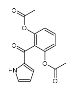 2-(2',6'-dihydroxybenzoyl)pyrrole O,O-diacetate Structure