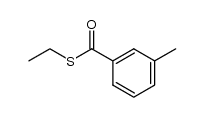 3-Methylbenzenecarbothioic acid S-ethyl ester Structure