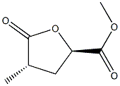 D-erythro-Pentaric acid, 3,4-dideoxy-4-methyl-, 5,2-lactone, 1-methyl ester Structure