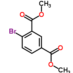 4-溴-1,3-苯二甲酸二甲酯结构式