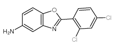 2-(2,4-二氯-苯基)-苯并噁唑-5-胺结构式