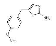 5-(4-METHOXYBENZYL)THIAZOL-2-AMINE structure