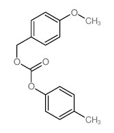 Carbonic acid,(4-methoxyphenyl)methyl 4-methylphenyl ester Structure