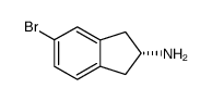 (R)-5-bromo-2-aminoindan Structure