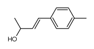 (3E)-4-(4-methylphenyl)-3-buten-2-ol结构式