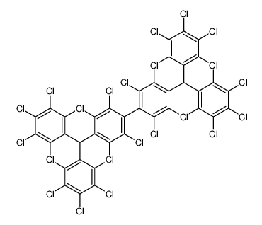1-[bis(2,3,4,5,6-pentachlorophenyl)methyl]-4-[4-[bis(2,3,4,5,6-pe ntachlorophenyl)methyl]-2,3,5,6-tetrachloro-phenyl]-2,3,5,6-tetra chloro-benzene结构式