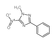 1H-1,2,4-Triazole, 1-methyl-5-nitro-3-phenyl-结构式