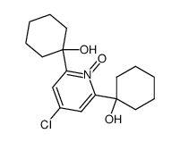 4-Chloro-2,6-bis(1-hydroxycyclohexyl)pyridine 1-oxide结构式
