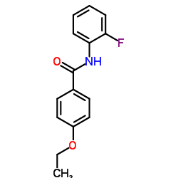 4-Ethoxy-N-(2-fluorophenyl)benzamide结构式
