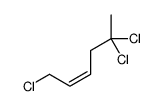 1,5,5-trichlorohex-2-ene结构式