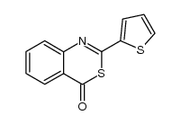 2-(2-thienyl)-4H-3,1-benzothiazin-4-one Structure