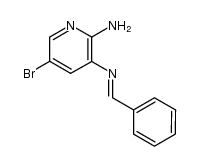 N3-benzylidene-5-bromopyridine-2,3-diamine Structure